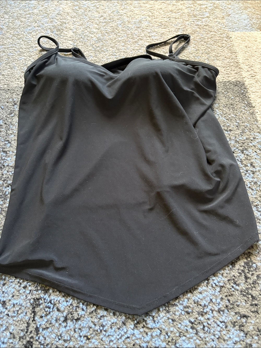 Maurices Black Women's Camisole Tankini Top